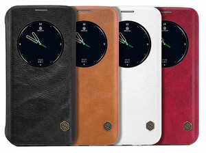 کیف چرمی نیلکین سامسونگ Nillkin Qin Leather Case Samsung S7 Edge