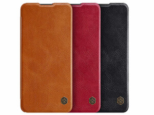 کیف چرمی نیلکین سامسونگ Nillkin Qin Leather Case Samsung A32 4G