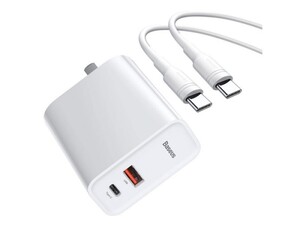 کابل تایپ سی و آداپتور فست شارژ 30 وات بیسوس Baseus BS-CH905 Quick Travel Charger