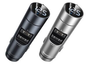 شارژر فندکی فست شارژ ماشین و اف ام پلیر بیسوس CCNLZ-0S