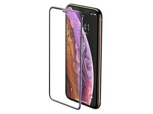 محافظ صفحه نمایش شیشه ای و محافظ اسپیکر بیسوس آیفون Baseus Full Glass Screen iPhone X/XS