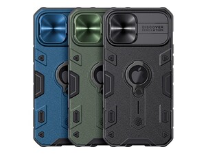 قاب محافظ حلقه دار نیلکین آیفون ۱۲ پرومکس- Nillkin iPhone 12 Pro Max CamShield Armor Case