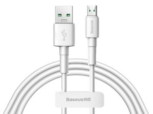 کابل شارژ سریع میکرو یو اس بی بیسوس Baseus Mini White Micro USB Cable 1M/4A