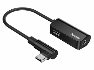 مبدل تایپ سی به تایپ سی و صدا بیسوس Baseus Type-C To Type-C&amp;3.5MM Adapter L45