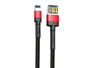 کابل شارژ لایتنینگ بیسوس Baseus Cafule Special Edition Lightning Cable 1m CALKLF-GG1