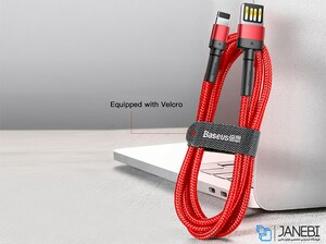 کابل شارژ لایتنینگ بیسوس Baseus Cafule Special Edition Lightning Cable 2m