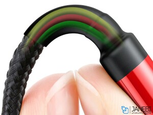 کابل شارژ لایتنینگ بیسوس Baseus Cafule Special Edition Lightning Cable 2m