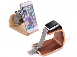 پایه نگهدارنده چوبی اپل واچ مدل SamDi
