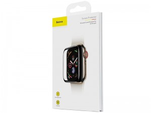 محافظ صفحه نمایش تمام چسب بیسوس مدل Screen Protector مناسب برای ساعت هوشمند اپل واچ 40mm