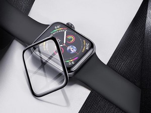محافظ صفحه نمایش تمام چسب بیسوس مدل Screen Protector مناسب برای ساعت هوشمند اپل واچ 40mm