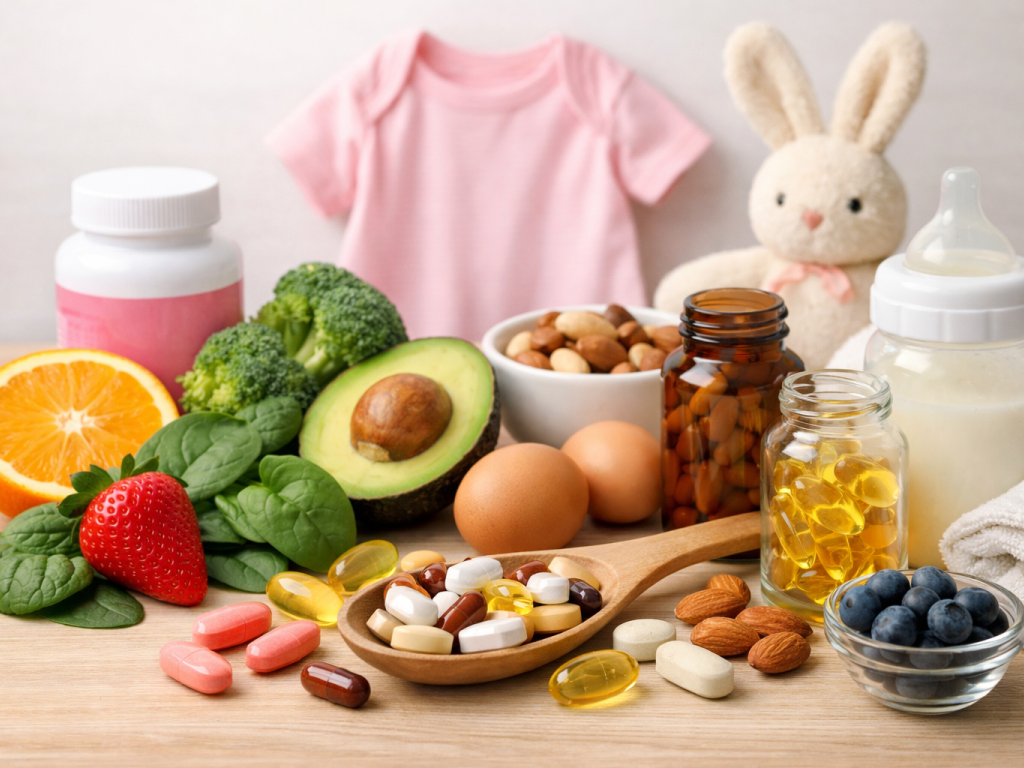 بهترین ویتامین‌ها در دوران بارداری و شیردهی