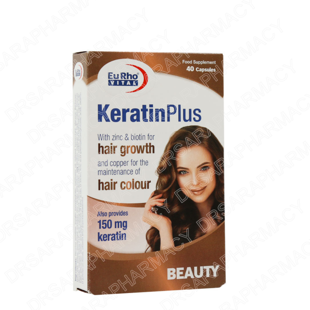 کپسول ژلاتینی نرم کراتین پلاس یوروویتال