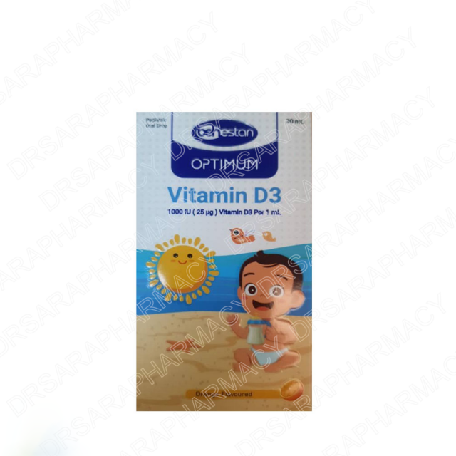 قطره خوراکی اطفال ویتامین D3 بهستان ۳۰ میل