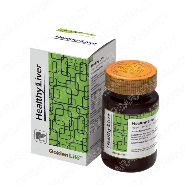 قرص روکشدار هلسی لیور گلدن لایف 30 عددی