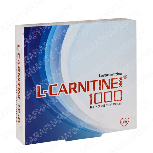 محلول خوراکی ال کارنیتین 1000 بی اس کی 10 عددی