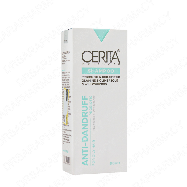 شامپو ضد شوره سریتا برای موهای چرب 200 میلی لیتری