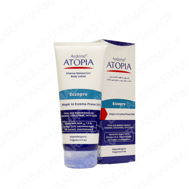 لوسیون مرطوب کننده بدن آتوپیا آردن مناسب پوست خیلی خشک ۲۰۰ میلی لیتری