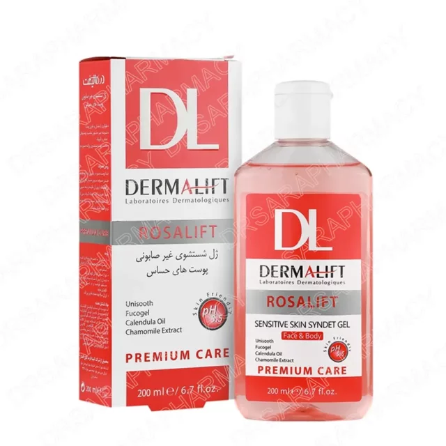 ژل شستشوی غیر صابونی شوینده پوست حساس درماتیپیک رزالیفت