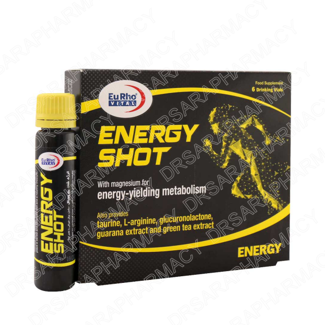 ویال خوراکی انرژی شات یوروویتال 6 عددی
