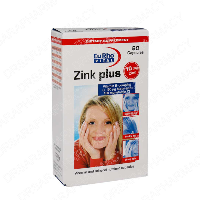 زینک پلاس یوروویتال 10 میلی گرمی