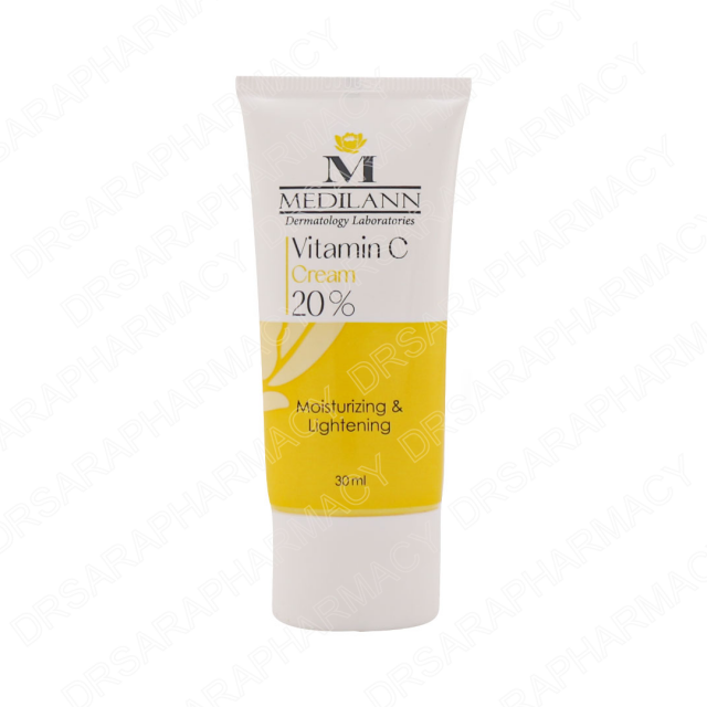 کرم ویتامین C روشن کننده و مرطوب کننده مدیلن ۳۰ میلی لیتری