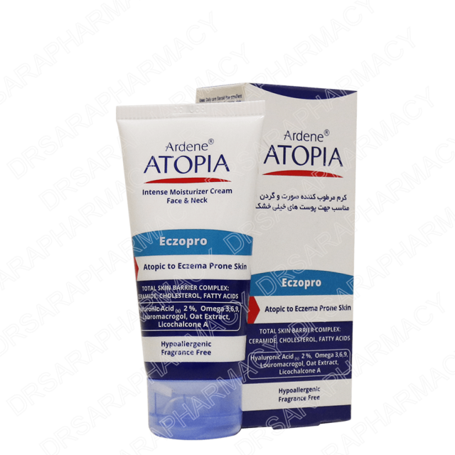 کرم مرطوب کننده صورت و گردن آتوپیا آردن مناسب پوست خیلی خشک