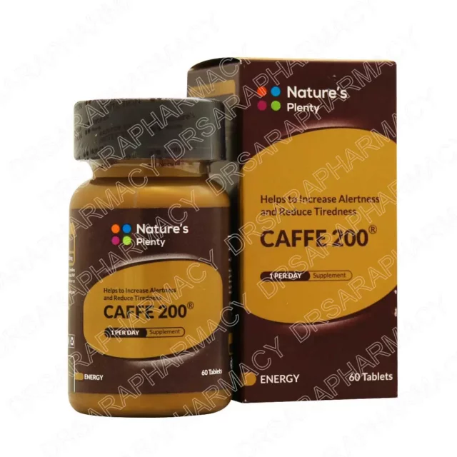 قرص کافی 200 میلی گرم نیچرز پلنتی 60 عددی