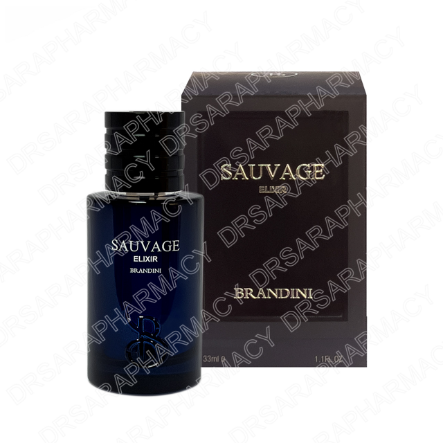 عطر جیبی مردانه برندینی مدل Sauvage حجم 33 میلی لیتر