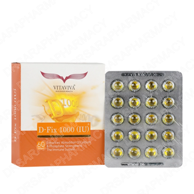 د فیکس 1000 واحد ویتاویوا 60 عدد