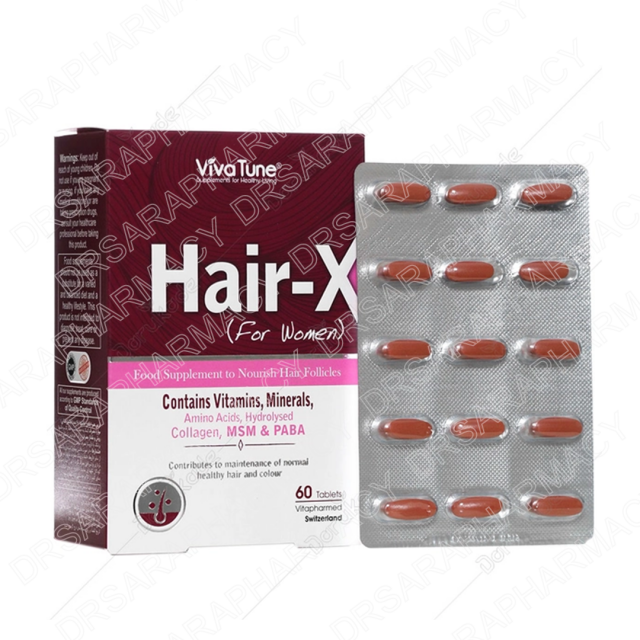 قرص هیر ایکس خانم ها ویواتیون 60 عددی