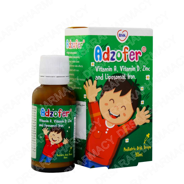 قطره خوراکی آدزوفر 30 میلی لیتری بنیان سلامت کسری