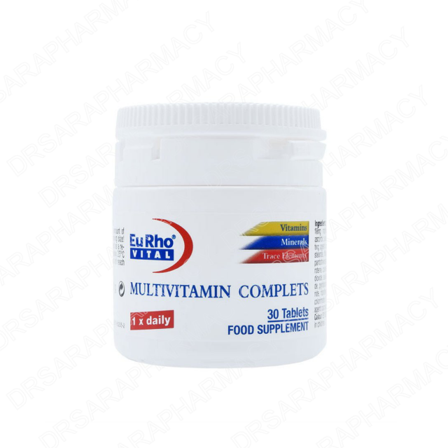 قرص مولتی ویتامین کامپلیت 30 عددی یوروویتال