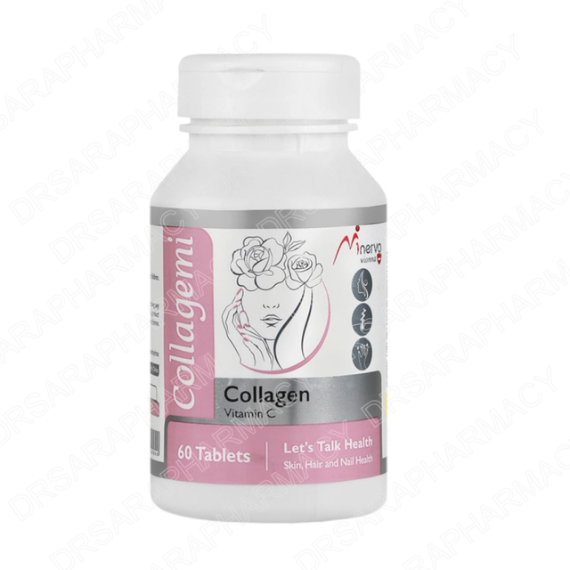 قرص کلاژمی کلاژن و ویتامین سی 60 عددی