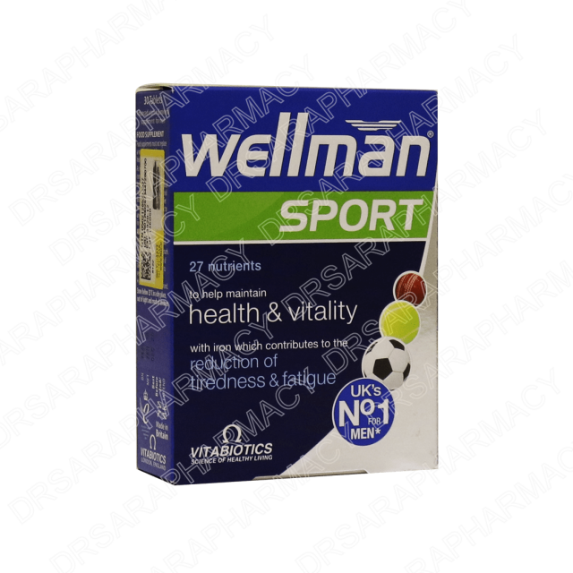 قرص  ۳۰ عددی ول من اسپرت ویتابیوتیکس مخصوص آقایان
