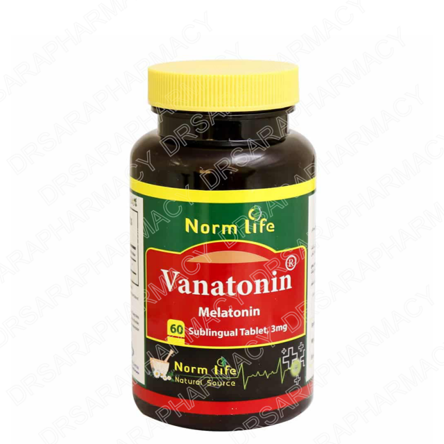 قرص زیر زبانی واناتونین ملاتونین 3 میلی گرم نورم لایف