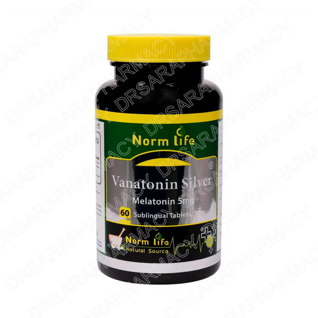قرص زیر زبانی واناتونین سیلور 5 میلی گرم نورم لایف 60 عددی
