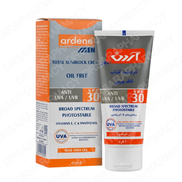 کرم ضد آفتاب آقایان  آردن SPF30