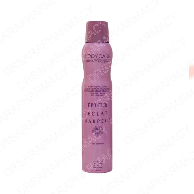 اسپری بدن زنانه اکلت بادی کر 200 میلی لیتری