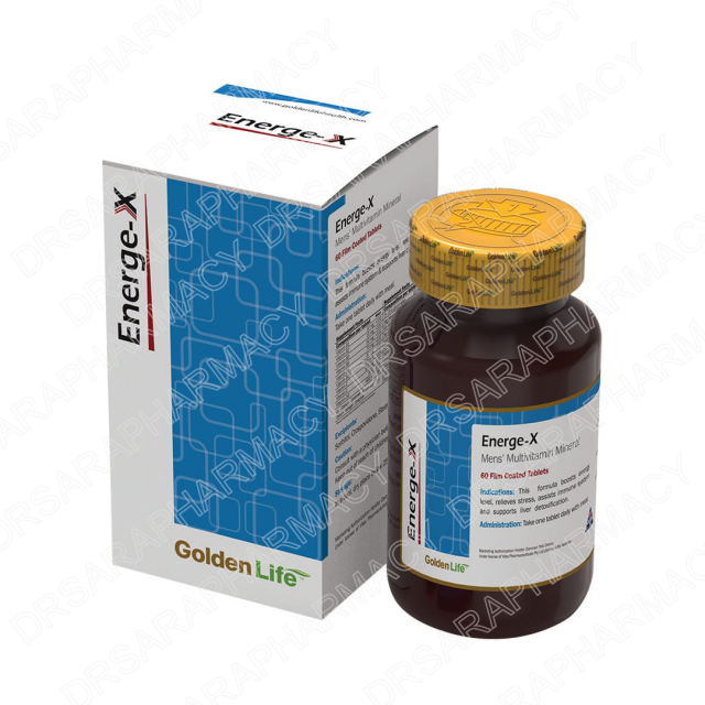 قرص انرژکس گلدن لایف 60 عددی