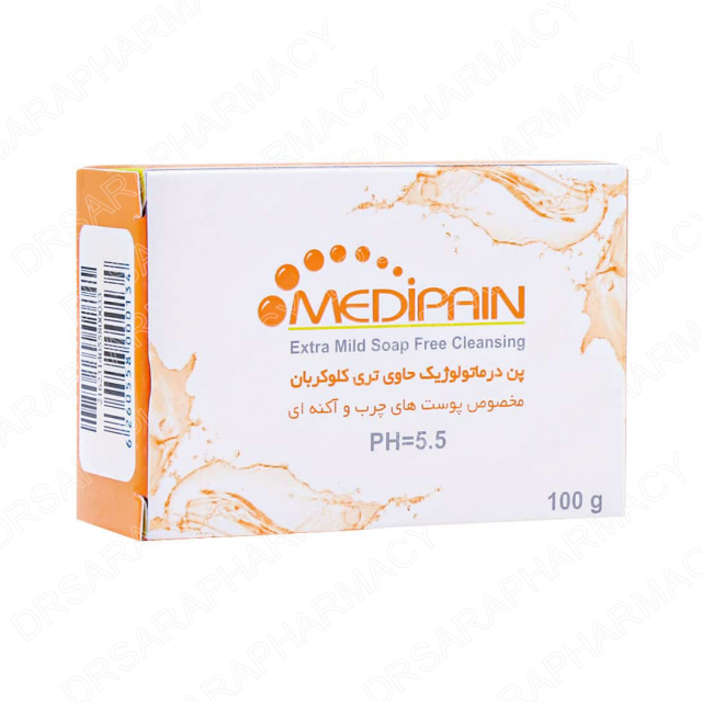 پن مدیپن درماتولوژیک حاوی تری کلوکربان مناسب پوست های چرب 100 گرمی