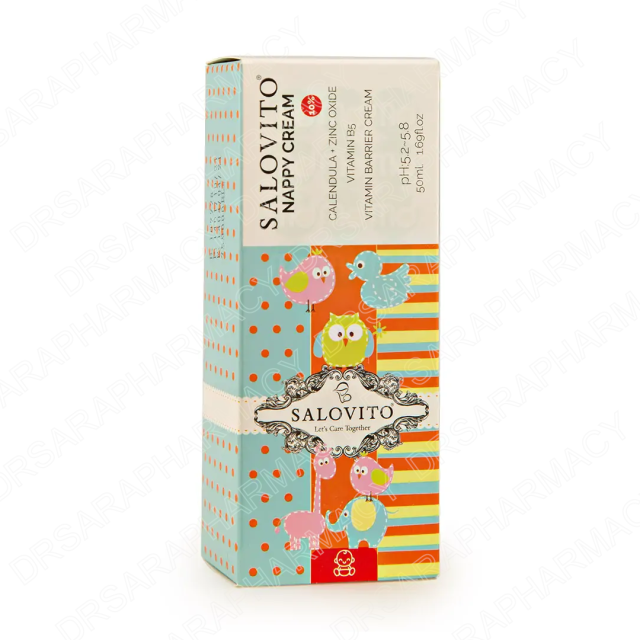 کرم سوختگی پا سالوویتو برای کودکان زیر 1 سال حاوی 10درصد زینک اکساید