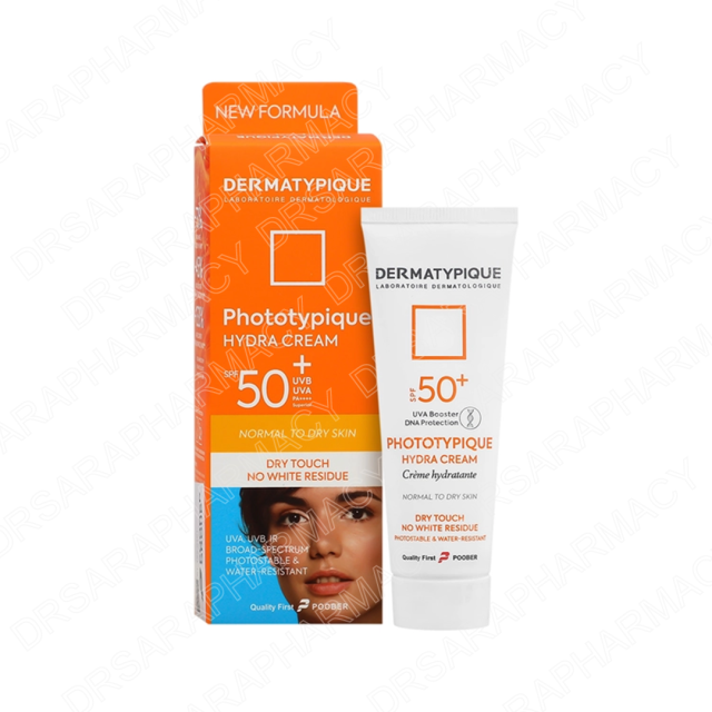 کرم ضد آفتاب هیدرا فتوتیپیک SPF50 بی رنگ