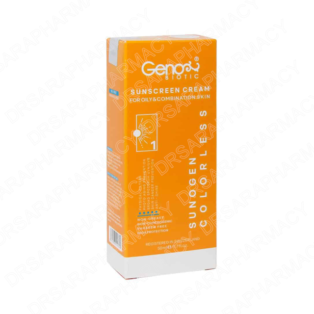 معرفی ضد آفتاب ژنوبایوتیک پوست چرب SPF50