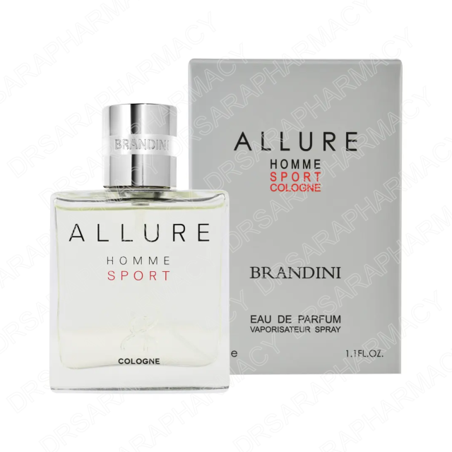 عطر جیبی مردانه برندینی مدل Allure Homme Sport Cologne حجم 33 میلی لیتری