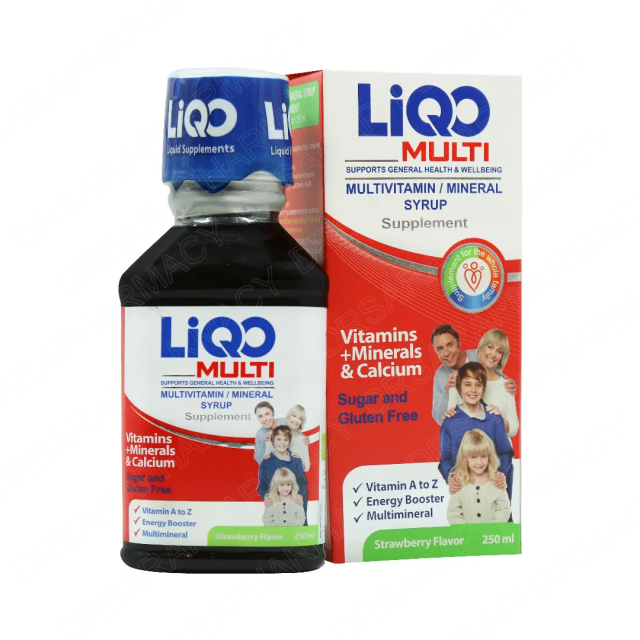شربت لیکو مولتی ابیان فارمد ۲۵۰ میلی‌لیتر | Liqo Multi