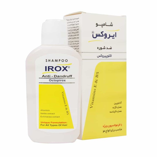 شامپو ضد شوره ایروکس مدل اکتوپیروکس؛ بررسی ترکیبات و خواص