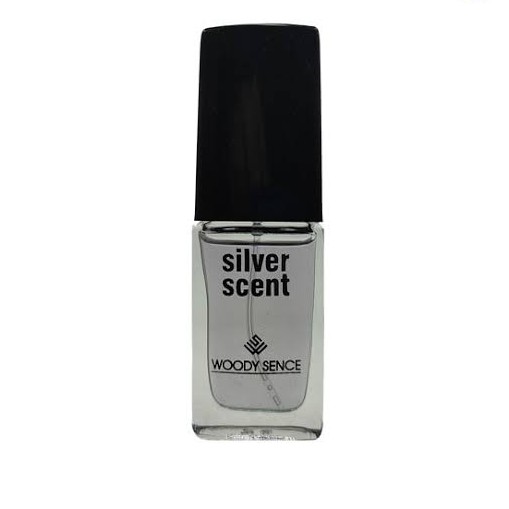 عطر جیبی مردانه وودی سنس مدل Silver Scent حجم 15 میلی لیتر