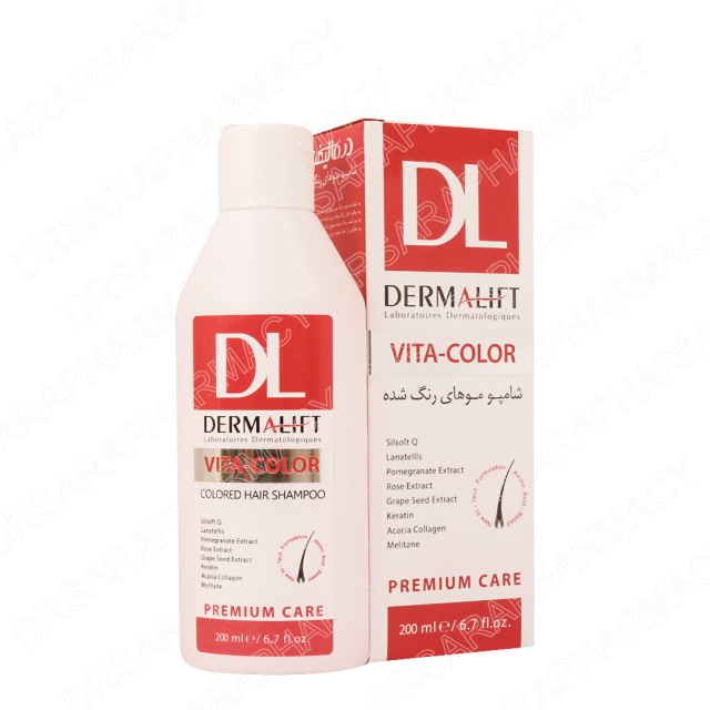 شامپو موهای رنگ شده درمالیفت Vita-Color