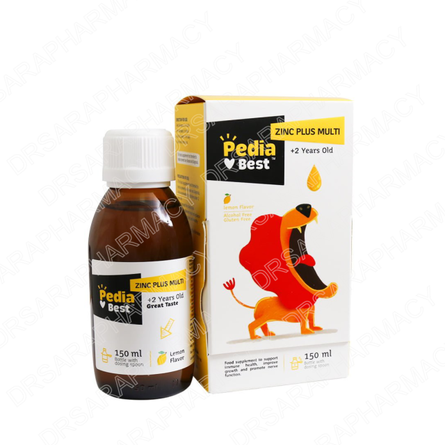 شربت زینک پلاس مولتی پدیابست مخصوص کودکان