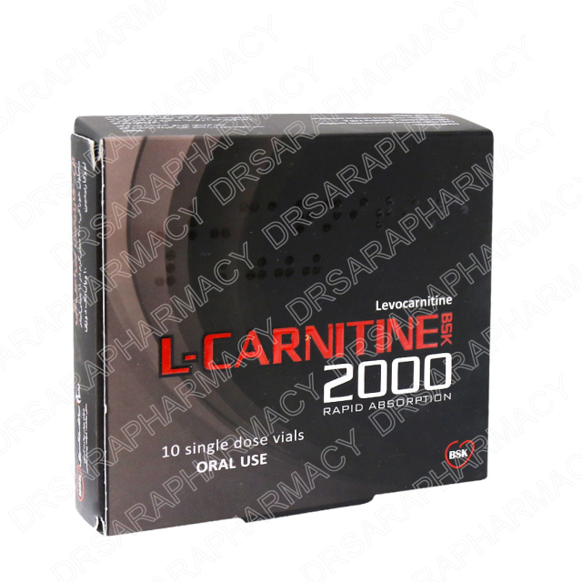 محلول  10 عددی خوراکی ال کارنیتین 2000 بی اس کی